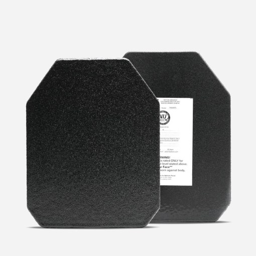 AR500 / AR600 Level 3+ Body Armor Plates (Set of 2)