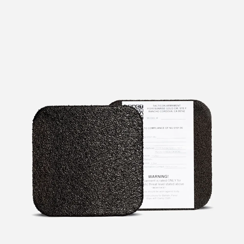 AR500 / AR600 Level 3+ Body Armor Side Plates (Set of 2)